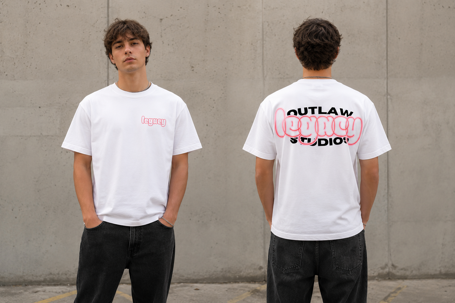 Legacy White Tee